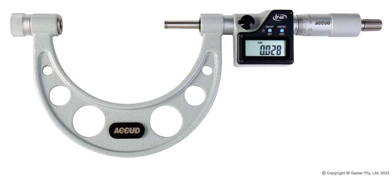 150-300mm Digital Micrometer With Interchangeable Anvils